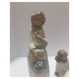 Two Vintage Nadal Porcelain Figurines 1980