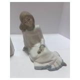 Two Vintage Nadal Porcelain Figurines 1980