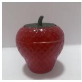 1949 Hazel Atlas Strawberry Jam Pot 3"