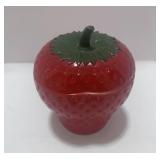 1949 Hazel Atlas Strawberry Jam Pot 3"