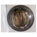 Vintage Silver Plate Tray 14" Round