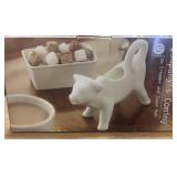 New in Box Cow Creamer and Sugar Bowl