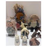 Bag of Miscellaneous Wooden Figurines