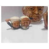 Set of Toby Mugs and Sale and Peppers