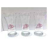 3 Leinenkuegel Beer Glasses 5"