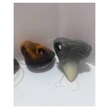 6 Rubber Animal Nose Masks