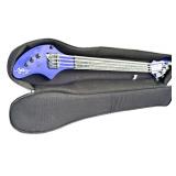 DeArmond Ashbory Electric Bass Guitar in a Gig Bag DeArmond Ashbory Electric Bass Guitar in a Gig Bag