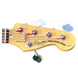 Fender Squier Precision Bass V Electric Bass Guitar, 5-string model: Sunburst Finish Fender Squier Precision Bass V Electric Bass Guitar, 5-string model: Sunburst Finish