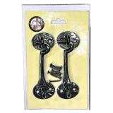 Cast Iron Door Gate Latch Privacy Hook (2) // 5 1/2" H X 2" W X 2" D // 9 7/8 oz // Total weight 1 lb 3 3/4 oz Cast Iron Door Gate Latch Privacy Hook (2) // 5 1/2" H X 2" W X 2" D // 9 7/8 oz // Total weight 1 lb 3 3/4 oz