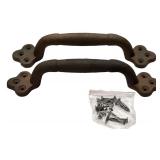 Cast Iron Rustic Gate Handle, 2 Pairs, 1 lb 14 1/4 oz each pair, Total Weight 4 lbs 2 7/8 oz Cast Iron Rustic Gate Handle, 2 Pairs, 1 lb 14 1/4 oz each pair, Total Weight 4 lbs 2 7/8 oz