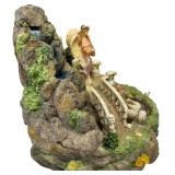 Angel Playing Musical Instrument/Swans/Waterfall Musical Statue Angel Playing Musical Instrument/Swans/Waterfall Musical Statue