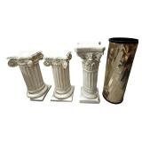Roman Pillar Bundle // Outdoor Tall Planter
