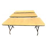 6 foot tables (3)
