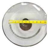 Red Vase Base Cake Stand with Glass Dome Lid Red Vase Base Cake Stand with Glass Dome Lid