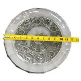 Vintage 12" Anchor Hocking Avalon Clear Glass Round Platter Vintage 12" Anchor Hocking Avalon Clear Glass Round Platter