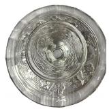 Vintage 12" Anchor Hocking Avalon Clear Glass Round Platter Vintage 12" Anchor Hocking Avalon Clear Glass Round Platter