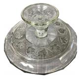 Vintage 12" Anchor Hocking Avalon Clear Glass Round Platter Vintage 12" Anchor Hocking Avalon Clear Glass Round Platter