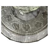 Vintage 12" Anchor Hocking Avalon Clear Glass Round Platter Vintage 12" Anchor Hocking Avalon Clear Glass Round Platter
