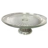 Anchor Hocking 12" Canton Pedestal Glass Cake Stand AKA Anapolis Clear Anchor Hocking 12" Canton Pedestal Glass Cake Stand AKA Anapolis Clear