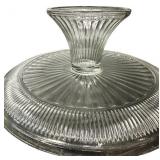 Anchor Hocking 12" Canton Pedestal Glass Cake Stand AKA Anapolis Clear Anchor Hocking 12" Canton Pedestal Glass Cake Stand AKA Anapolis Clear