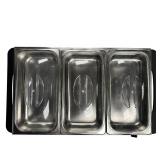 3 Tray Buffet server and Food Warmer 3 Tray Buffet server and Food Warmer