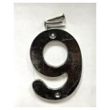Cast Iron House Numbers, Flat Dimension Cast Iron House Numbers, Flat Dimension