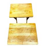 Folding TV Trays Tables (4) with Stand Folding TV Trays Tables (4) with Stand