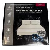 Protect-A-Bed Cooling Charcoal Infused Mattress Protector Protect-A-Bed Cooling Charcoal Infused Mattress Protector