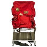 Vintage 70s Kelty External Frame Backpack Red Hiking Camping Vintage 70s Kelty External Frame Backpack Red Hiking Camping