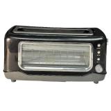 ClearView Long Slot Toaster: See-Through 2-Slice Bagel Toaster, Spot Clean ClearView Long Slot Toaster: See-Through 2-Slice Bagel Toaster, Spot Clean
