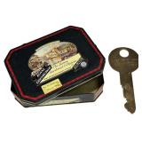 Vintage Royal Edinburgh Luxury Shortbread Collection Tin with Brass Key Vintage Royal Edinburgh Luxury Shortbread Collection Tin with Brass Key