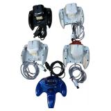 Sega Dreamcast Console, 4 Controllers, and a Game Disc Bundle Sega Dreamcast Console, 4 Controllers, and a Game Disc Bundle