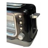 ClearView Long Slot Toaster: See-Through 2-Slice Bagel Toaster, Spot Clean ClearView Long Slot Toaster: See-Through 2-Slice Bagel Toaster, Spot Clean