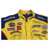 vintage AUTOGRAPHED 2XL NASCAR racing jacket, specifically a Bobby Labonte #43 Cheerios jacket vintage AUTOGRAPHED 2XL NASCAR racing jacket, specifically a Bobby Labonte #43 Cheerios jacket
