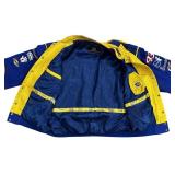 vintage AUTOGRAPHED 2XL NASCAR racing jacket, specifically a Bobby Labonte #43 Cheerios jacket vintage AUTOGRAPHED 2XL NASCAR racing jacket, specifically a Bobby Labonte #43 Cheerios jacket