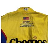 vintage AUTOGRAPHED 2XL NASCAR racing jacket, specifically a Bobby Labonte #43 Cheerios jacket vintage AUTOGRAPHED 2XL NASCAR racing jacket, specifically a Bobby Labonte #43 Cheerios jacket