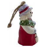 Vintage Ceramic Snowman Ornaments Bundle (5) Vintage Ceramic Snowman Ornaments Bundle (5)