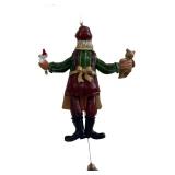 Vintage Ceramic Snowman Ornaments Bundle (5) Vintage Ceramic Snowman Ornaments Bundle (5)