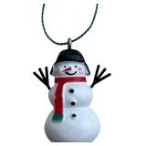 Vintage Melrose International Clay Dough Snowman Ornaments (4) Vintage Melrose International Clay Dough Snowman Ornaments (4)