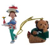 Nurse/Teddy Bear Ornament Bundle (2) Nurse/Teddy Bear Ornament Bundle (2)