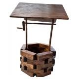 Wooden wishing well Wooden wishing well