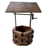 Wooden wishing well Wooden wishing well