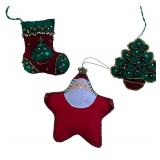 Vintage Christmas Ornaments Bundle (8) Vintage Christmas Ornaments Bundle (8)