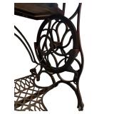 Antique Cast Iron Base Treadle Sewing Machine ** Antique Cast Iron Base Treadle Sewing Machine **