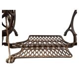 Antique Cast Iron Base Treadle Sewing Machine ** Antique Cast Iron Base Treadle Sewing Machine **