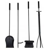 Fireplace Tool Set with Log Rack with 5 Pine Mountain Firelogs Bundle Fireplace Tool Set with Log Rack with 5 Pine Mountain Firelogs Bundle