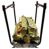 Fireplace Tool Set with Log Rack with 5 Pine Mountain Firelogs Bundle Fireplace Tool Set with Log Rack with 5 Pine Mountain Firelogs Bundle
