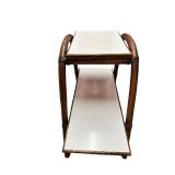 Vintage Bamboo Rattan Side Table Vogue Boho End Table 2 Tier Casual Furniture Vintage Bamboo Rattan Side Table Vogue Boho End Table 2 Tier Casual Furniture