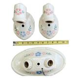 vintage Porcelier light fixtures, 1930 vintage Porcelier light fixtures, 1930