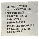 Stainless Steel Folding Clothes Rack, Wall Mountable Stainless Steel Folding Clothes Rack, Wall Mountable